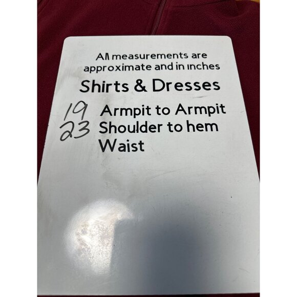 Woolrich Ruby Red Full Zip Vest Outdoors Gorpcore Hiking Camping Size M - Picture 10 of 10